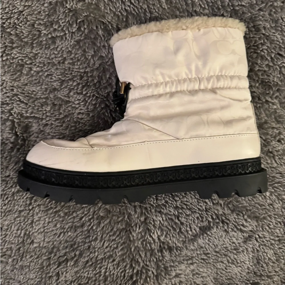 COACH Women’s Kailee Nylon Winter Boots